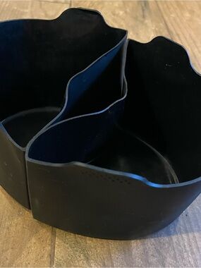 Black Silicone Crockpot Liner for 6-7 QT Crockpot - Make 2 meals at once!!!